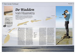 een mooi artikel - Waddenvereniging