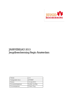 Jaarverslag 2013