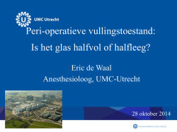 Is het glas halfvol of halfleeg?