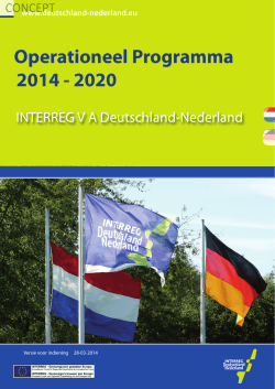 Operationeel Programma 2014 - 2020
