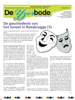 Januari 2014 - Drukkerij Schoonaert