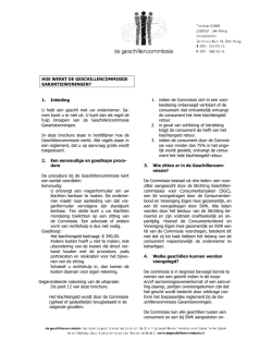 GWO brochure - De Geschillencommissie