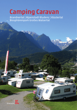 ARB-FOL-Camping 2014.indd - Urlaub in der Alpenregion Bludenz