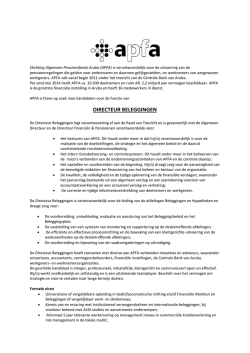 DIRECTEUR BELEGGINGEN