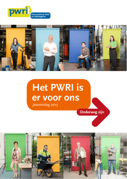 Jaarverslag 2013 - Stichting Pensioenfonds Werk en (re)Integratie