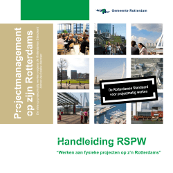 Rotterdamse Standaard voor projectmatig werken (RSPW)