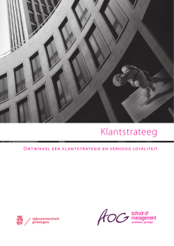 Download nu de brochure Klantstrateeg