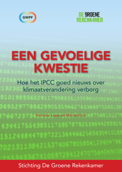 Een gevoelige kwestie - De Groene Rekenkamer
