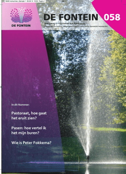 Download - De Fontein Leeuwarden