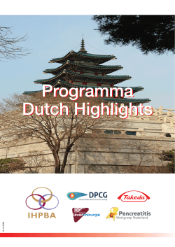 Programma Dutch Highlights Programma Dutch Highlights