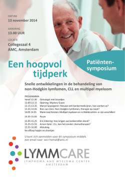 Een hoopvol tijdperk