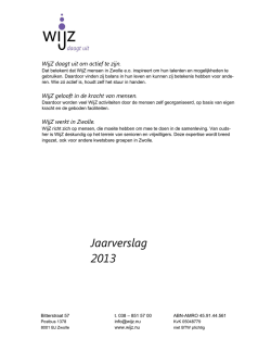 Jaarverslag 2013 definitief