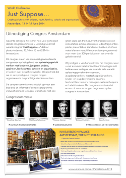 Congres Amsterdam - Praktijk Asgard