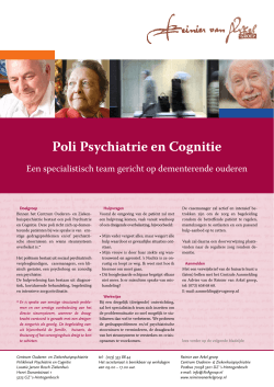 Poli Psychiatrie en Cognitie