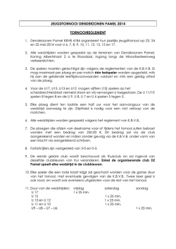 JEUGDTORNOOI DENDERZONEN PAMEL 2011