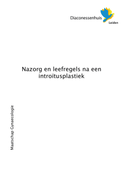 Intro&iuml;tusplastiek, leefregels na een