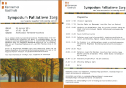 Symposium Palliatieve Zorg