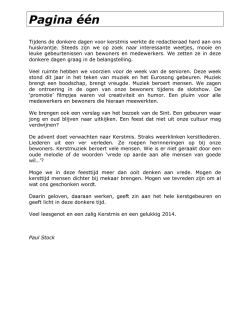 Infokrant december 2013 - januari 2014