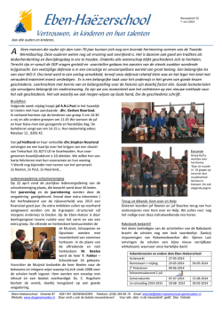 Nieuwsbrief nr. 15