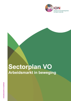 Sectorplan VO - VO-raad