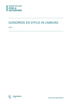GONORROE EN SYFILIS IN LIMBURG
