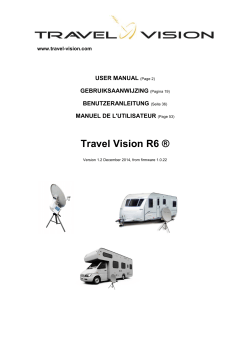 Handleiding Travel Vision R6