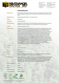 Informatieblad: Koto