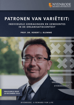 Individuele gedragingen en gewoontes in de organisatiecontext