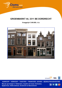 GROENMARKT 44, 331 ROENMARKT 44, 3311 BE