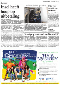Insel heeft hoop op uitbetaling