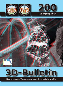 3DB 200 - Nederlandse Vereniging Voor Stereofotografie