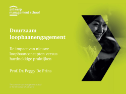 Duurzaam loopbaanengagement