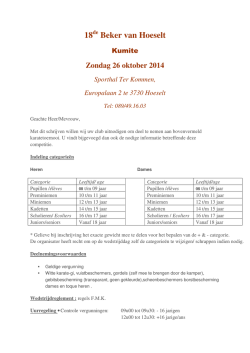 Wedstrijd-informatie