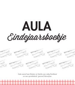Eindejaarsboekje
