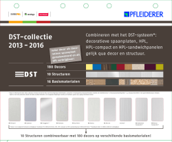 DST-collectie 2013 - 2016