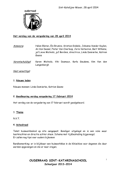 verslag 7 dd 28 april 2014 - Sint
