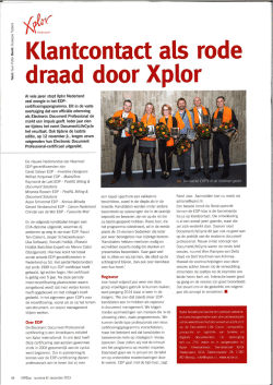 Klantcontact als rode