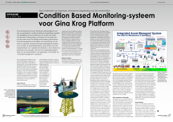 Conditioned Based Monitoring voor Gina Grog Platform Statoil