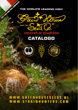 CATALOGO - Green House Seeds