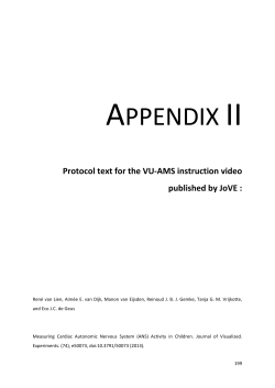 APPENDIX II - VU