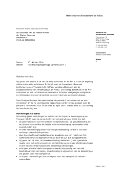 "Handhavingsrapportage Schiphol 2014-1" PDF