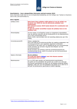 info gs havo ce 2015