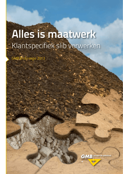 Jaarverslag BioEnergie 2013