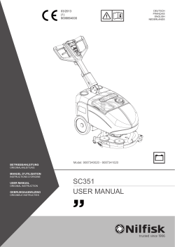 SC351 USER MANUAL - Capital Equipment Hire