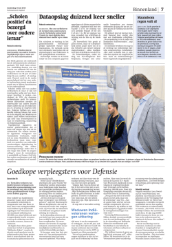 Goedkope verpleegsters voor Defensie
