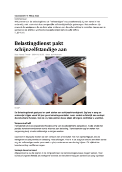 Volkskrant 9 april 2014