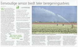 Eenvoudige sensor biedt teler beregening