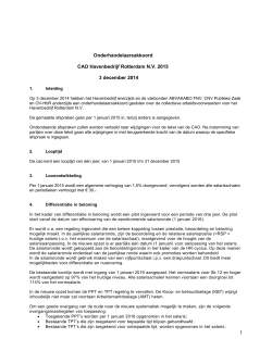 Onderhandelaarsakkoord CAO Havenbedrijf Rotterdam N.V. 2015 3