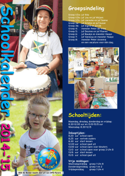 Jaarkalender 2014-2015