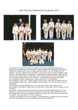 klik hier - Judoklub Tilburg
